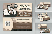 Coffee Voucher, a Print Template by Rasiorise Studio (Thumbnail 1 of 5)