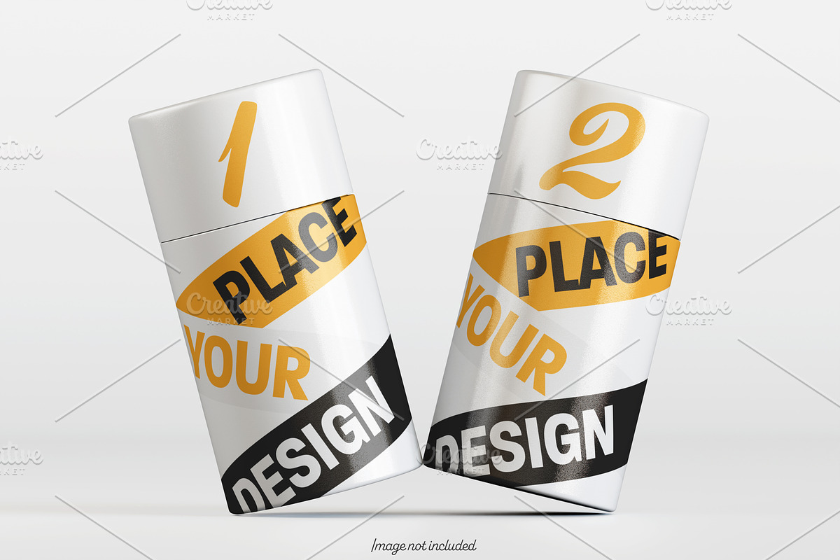 Paper tube mockup bundles V1, a Packaging Mockup by Ambo Ampeng (Photo 12 of 26)