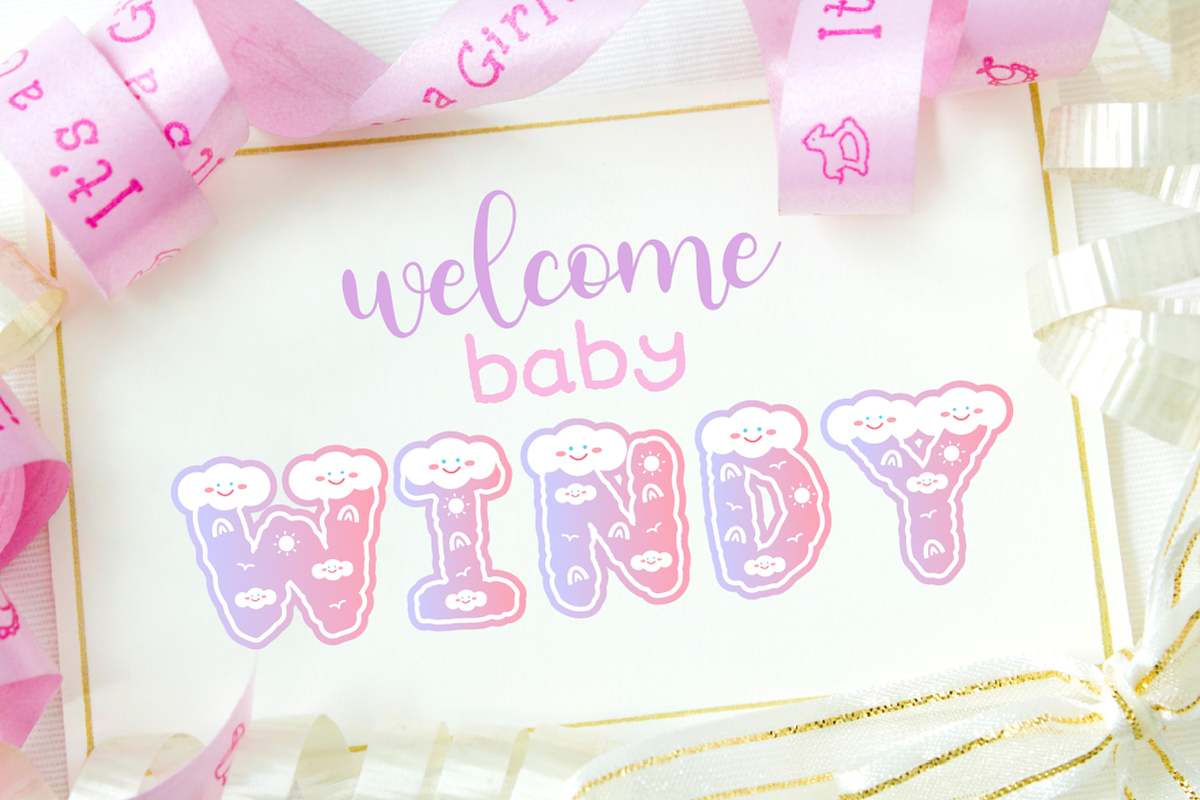 Rainbow Sweet - SVG Color Cute Font, a Symbol Font by Kanink Studio (Photo 4 of 8)