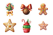 Christmas Treats Festive Food, an Illustration by Design Market (Thumbnail 2 of 5)