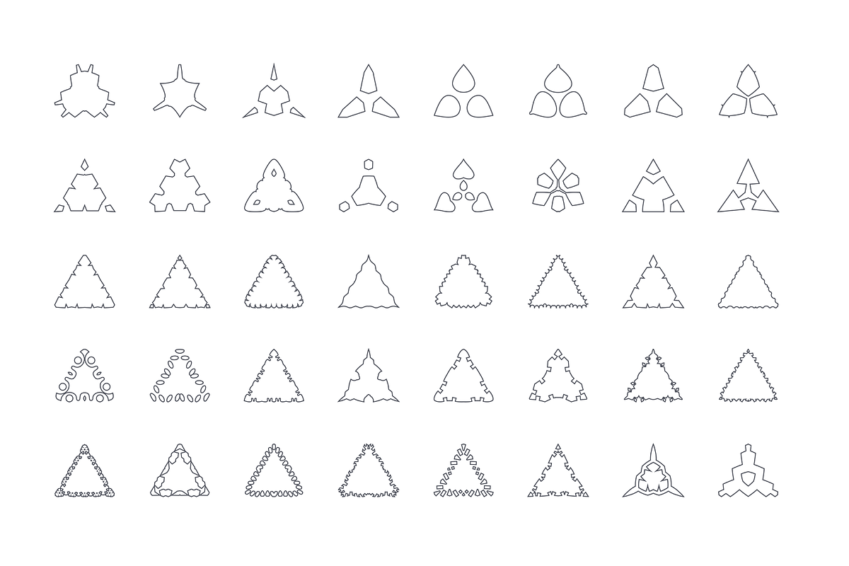 Logo Creator Triangle Shapes Edition, a Branding & Logo Template by Reshapely (Photo 3 of 14)