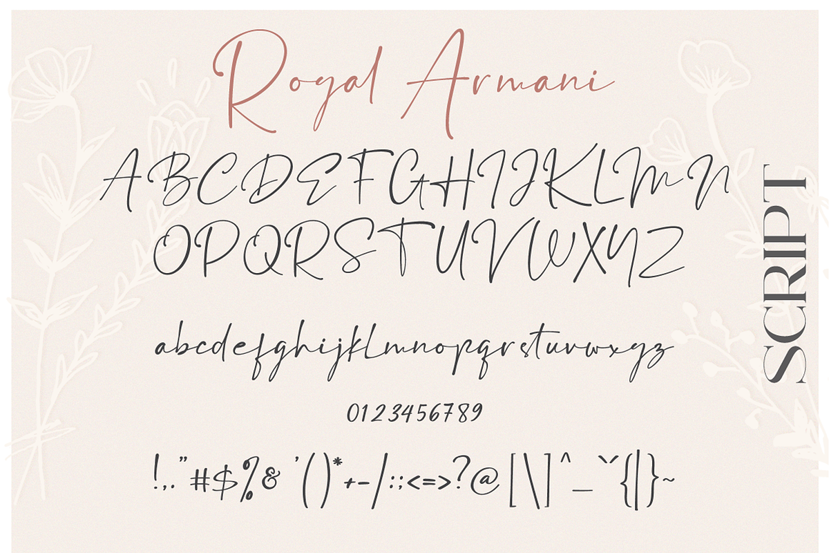 Royal Armany Font Duo, a Serif Font by GlitzyGrapix (Photo 10 of 10)