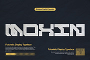 Moxin - Futuristic Font, a Font by Koplexs Studio (Thumbnail 1 of 10)