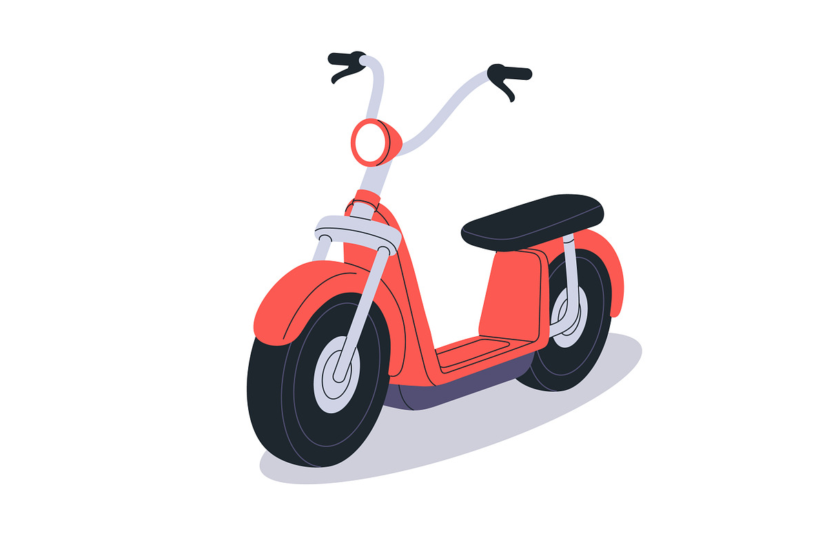 Eco electric transport vehicles set, a Transportation Illustration by Good Studio (Photo 5 of 7)