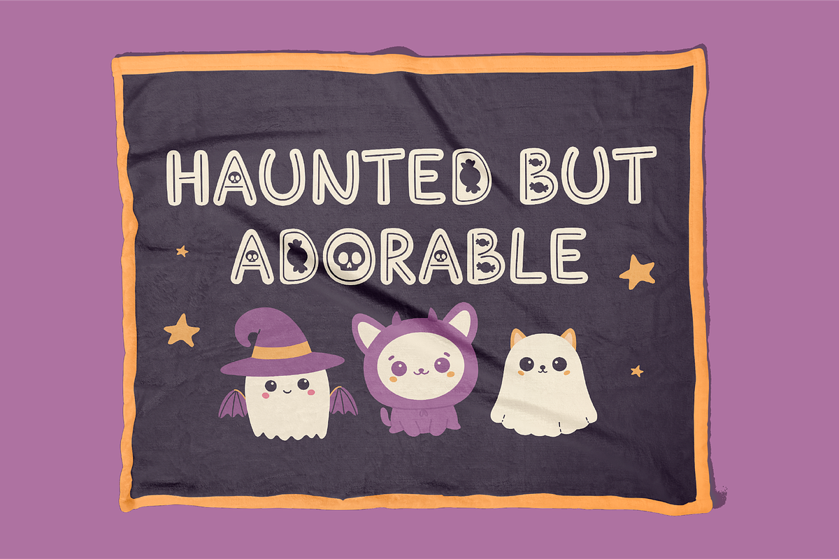 Wrapped Spirit – Cute Spooky Font, a Symbol Font by Huge Dream Studio (Photo 7 of 8)
