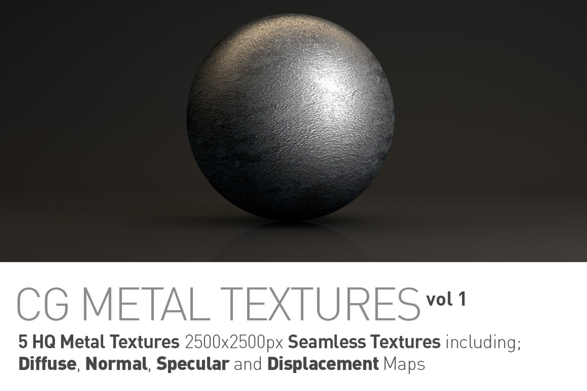 5 Metal Textures for CG Artists, a Texture Graphic by Creative Graphics (Photo 4 of 5)