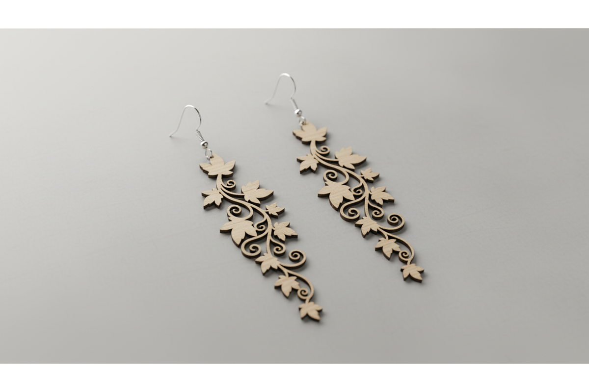 Garden Bloom Earring Set, a Graphic by musafir_fashion (Photo 2 of 11)