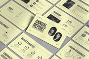 Annual Report Presentation, a Presentation Template by Mighty-Slide (Thumbnail 1 of 6)