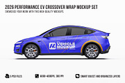 2026 Performance EV Crossover Set, an Advertising Mockup by Halal Graphic Studio (Thumbnail 1 of 12)