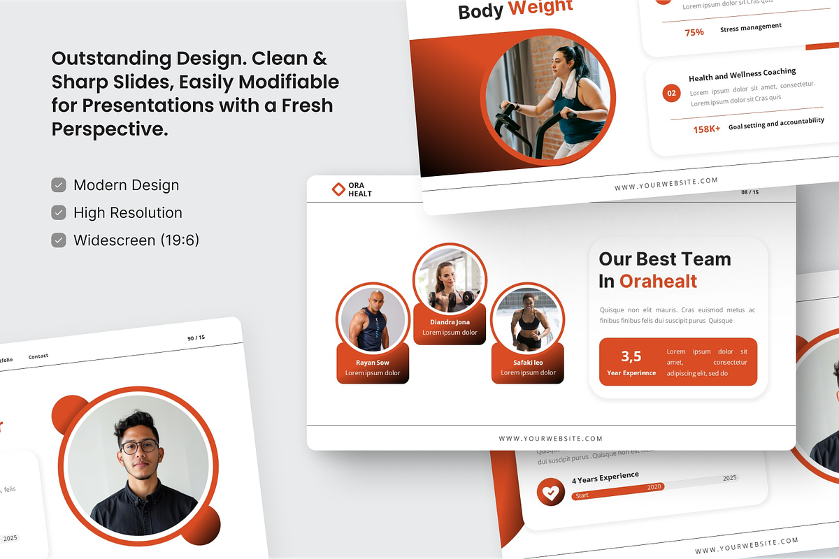Health Training and Coaching Keynote, a Presentation Template by SquidPixey (Photo 2 of 6)