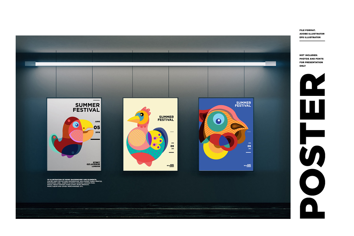 10 Birds and Chicken Illustration, an Animal Illustration by singpentinkhappy (Photo 3 of 8)