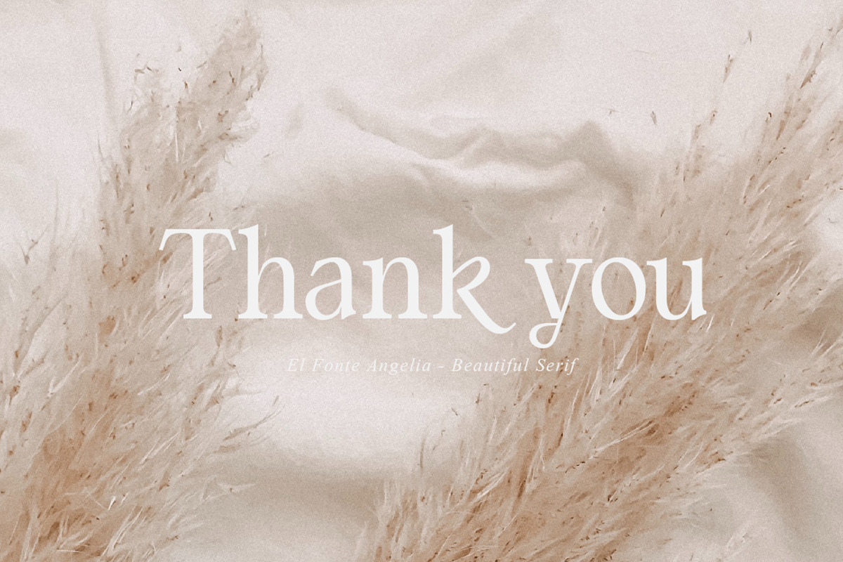 El Fonte Angelia | Ligature Serif, a Serif Font by Gilar Studio (Photo 10 of 11)