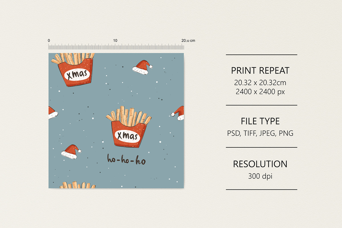 Pattern: Christmas, a Pattern Graphic by Olena Kuznietsova (Photo 1 of 5)