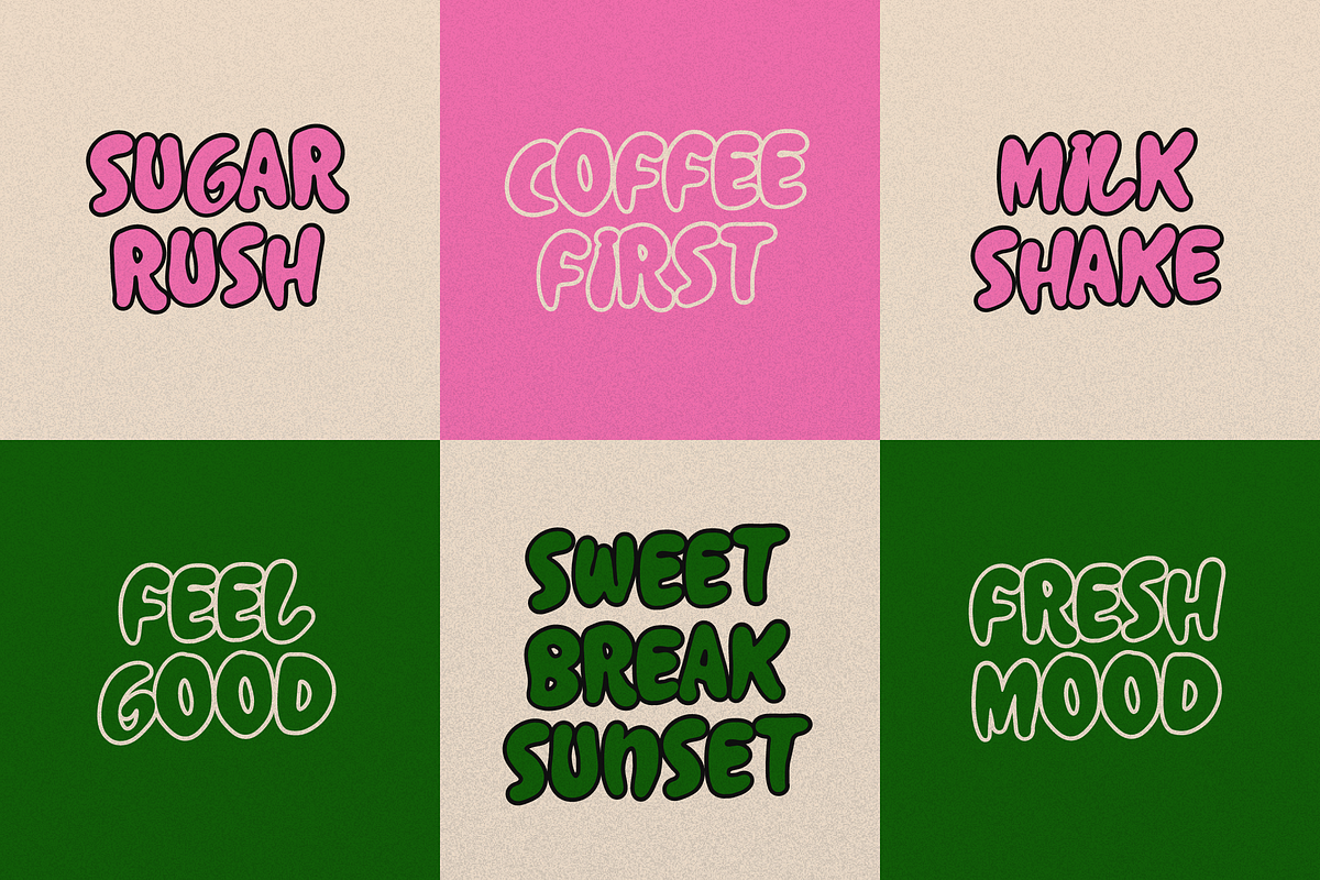 Pops Cloud | Groovy Hand Drawn, a Handwritten Font by gracetype_studio (Photo 8 of 12)