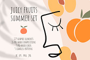 JUICY FRUITS summer set, an Object Graphic by Yuliia Lashevska (Thumbnail 1 of 13)