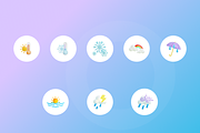Weather 3D Illustration, an Environmental 3D Model by Vektora Studio (Thumbnail 5 of 6)