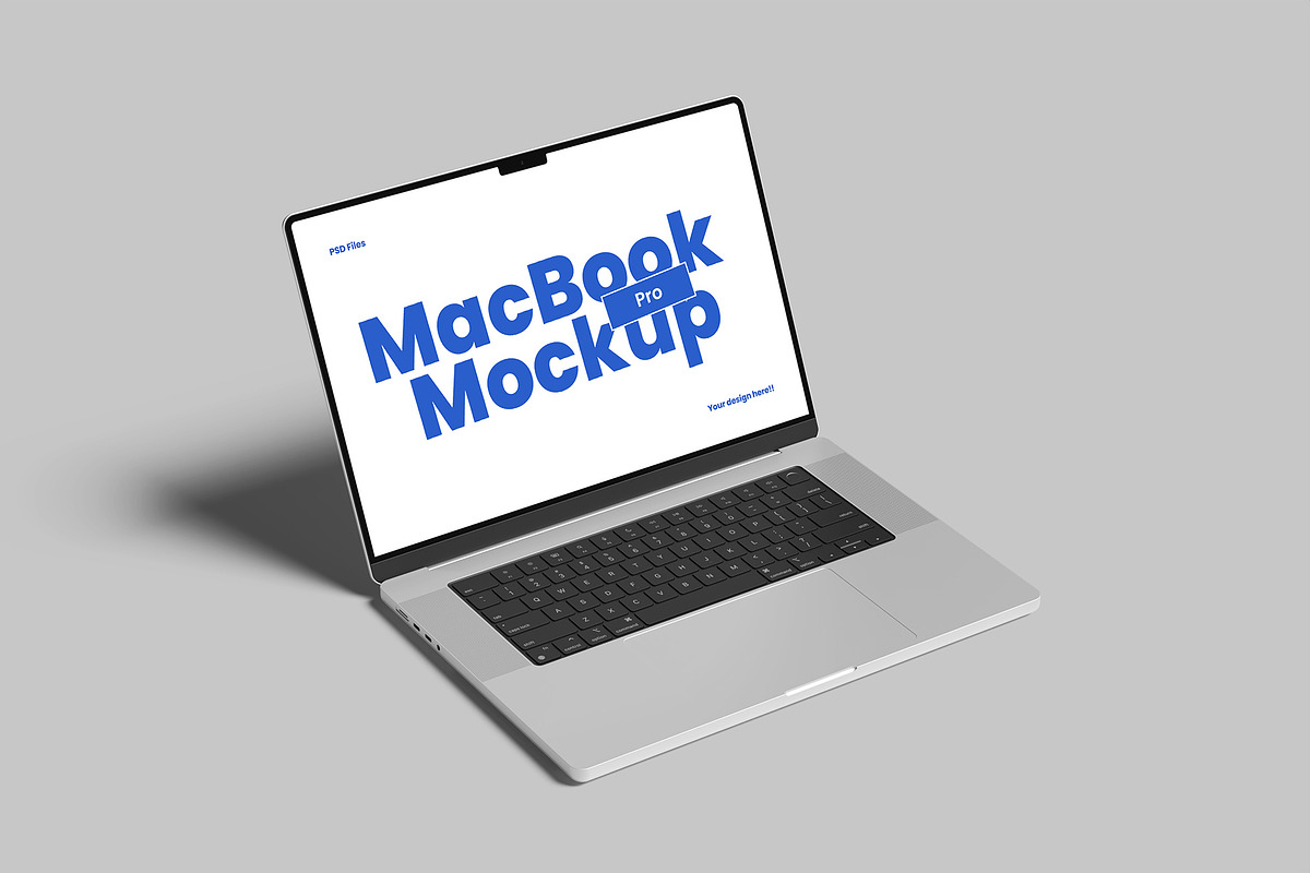MacBook Pro Mockup, a Mac Mockup by Graphiculon (Photo 2 of 11)