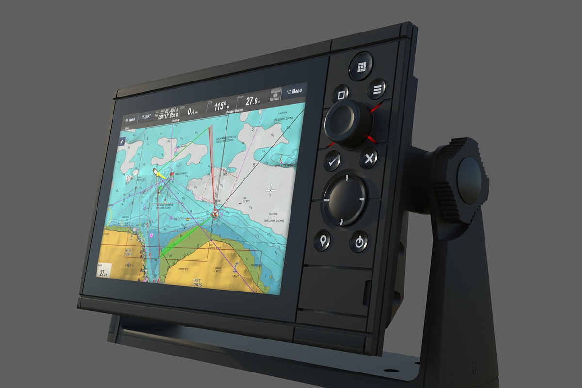 Marine GPS system 3d - Simrad type, an Object 3D Model by RoHo Productions (Photo 1 of 18)