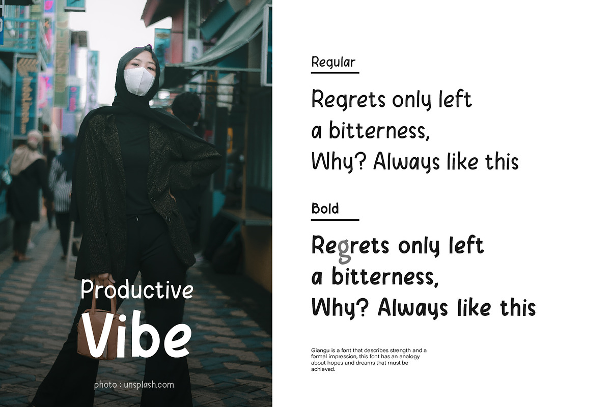 Giangu Typeface, a Sans Serif Font by Phoenix Dungeon (Photo 5 of 9)