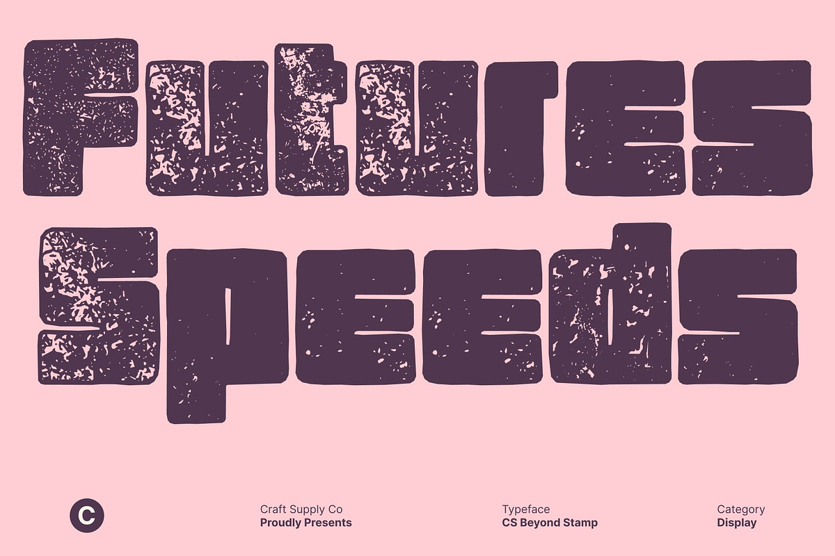 CS Beyond Stamp, a Sans Serif Font by Craft Supply Co. (Photo 2 of 8)