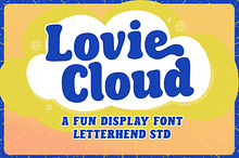 Lovie Cloud Fun Display Font