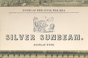 Silver Sunbeam Display Font