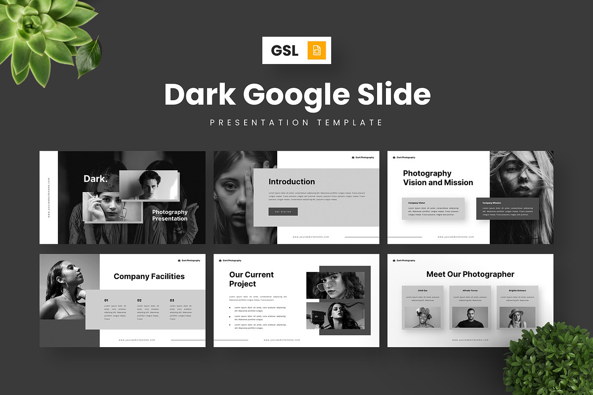 Dark - Google Slide Templates, a Presentation Template by Deepslide Studio