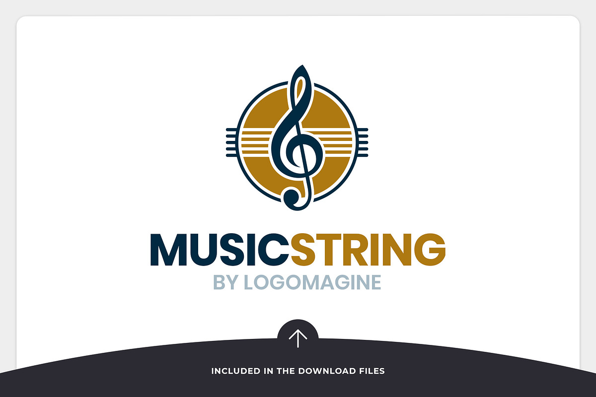 Music String Logo Template, a Branding & Logo Template by LOGOMAGINE (Photo 5 of 16)