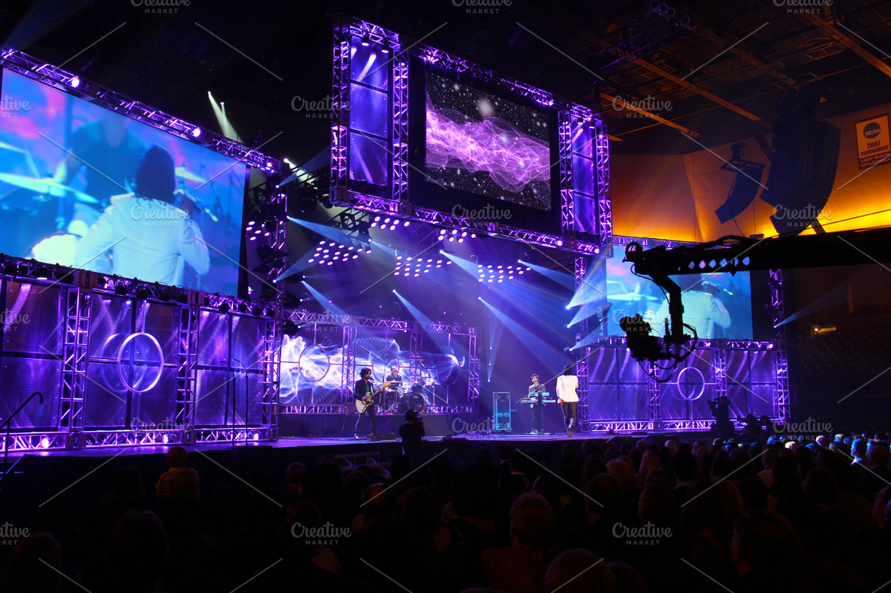 Concert Stage and Crowd, an Arts & Entertainment Photo by boca2600