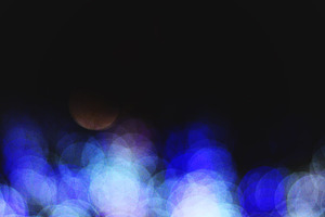 White blue bokeh
