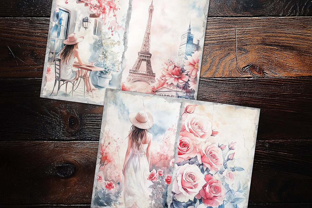 Dreamy Fiminine Travel Junk Journal, a Decorative Illustration by V Design Creator (Photo 9 of 12)
