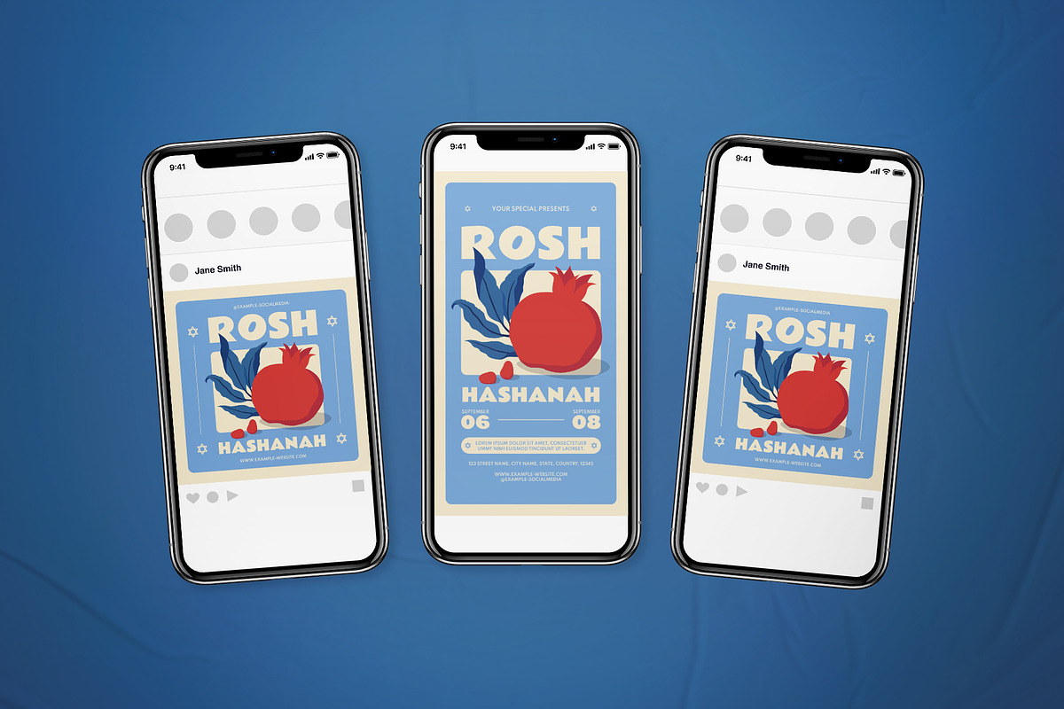 Rosh Hashanah Flyer Set, a Flyer Template by The Good Store (Photo 2 of 2)