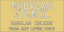 Nouveau Stencil JNL