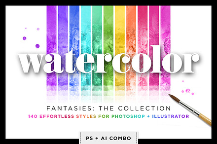 Watercolor & Glitter Styles Bundle