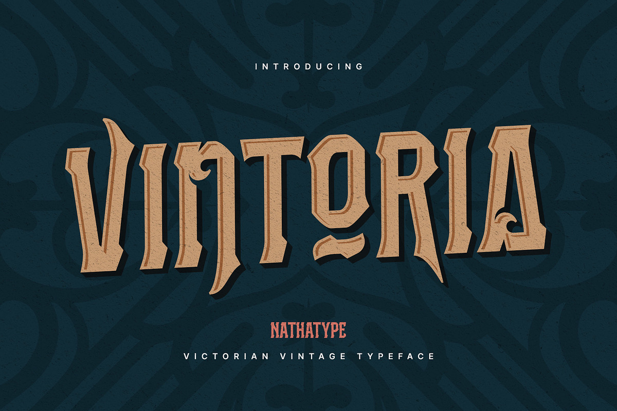 Vintoria, a Symbol Font by Nathatype (Photo 1 of 15)