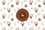 Merry & Bright Christmas Set, a Decorative Illustration by Karma (Thumbnail 13 of 22)