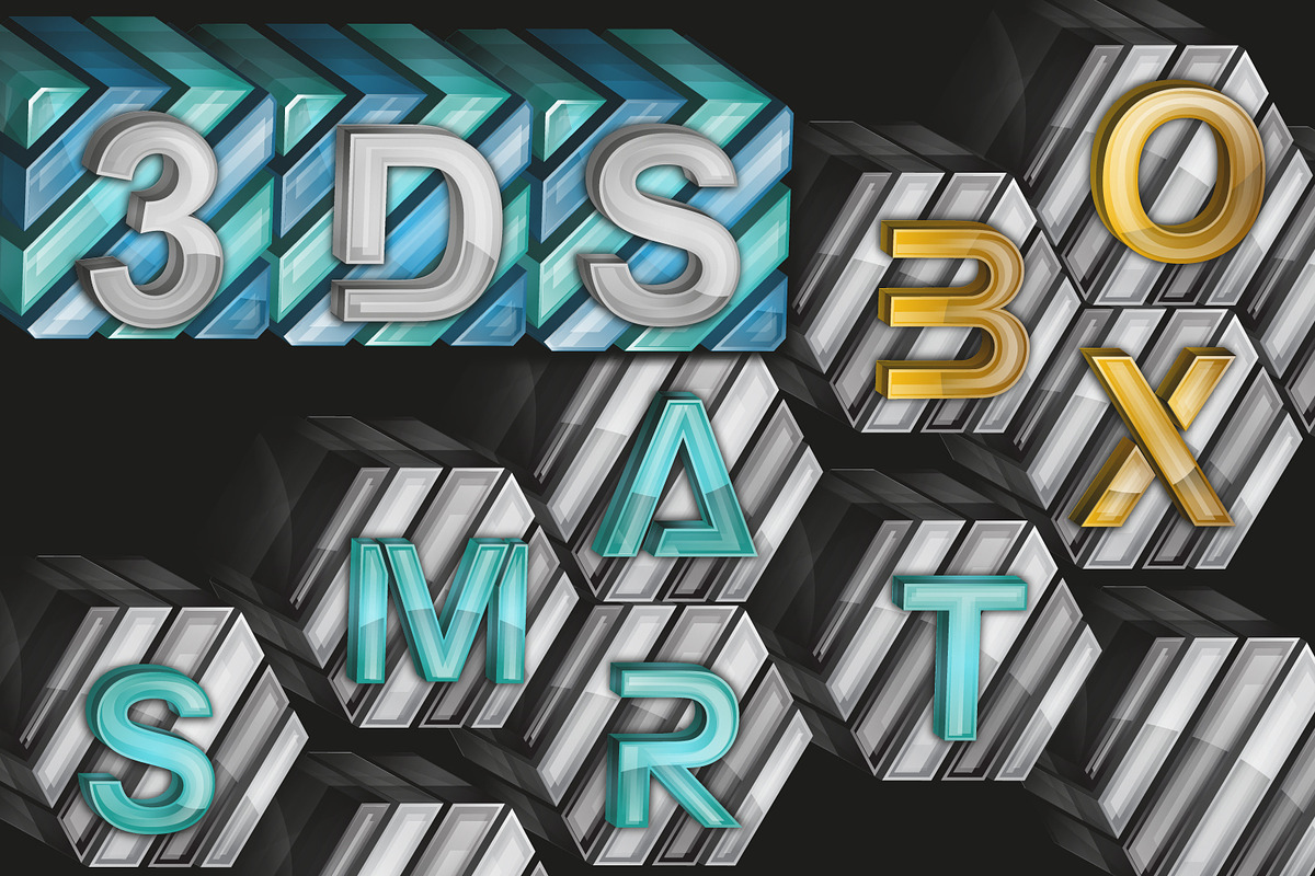 PREMIUM 3D lettering preview 4