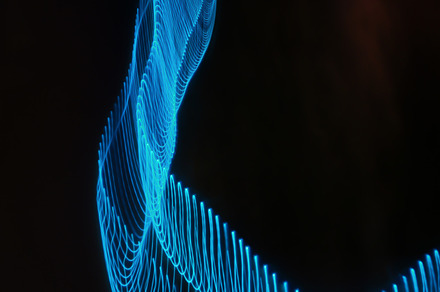 Abstract blue light 14 containing blue, white, and light preview 6