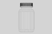 Supplement Bottle 01 3d model, an Object 3D Model by fahad121 (Thumbnail 4 of 5)