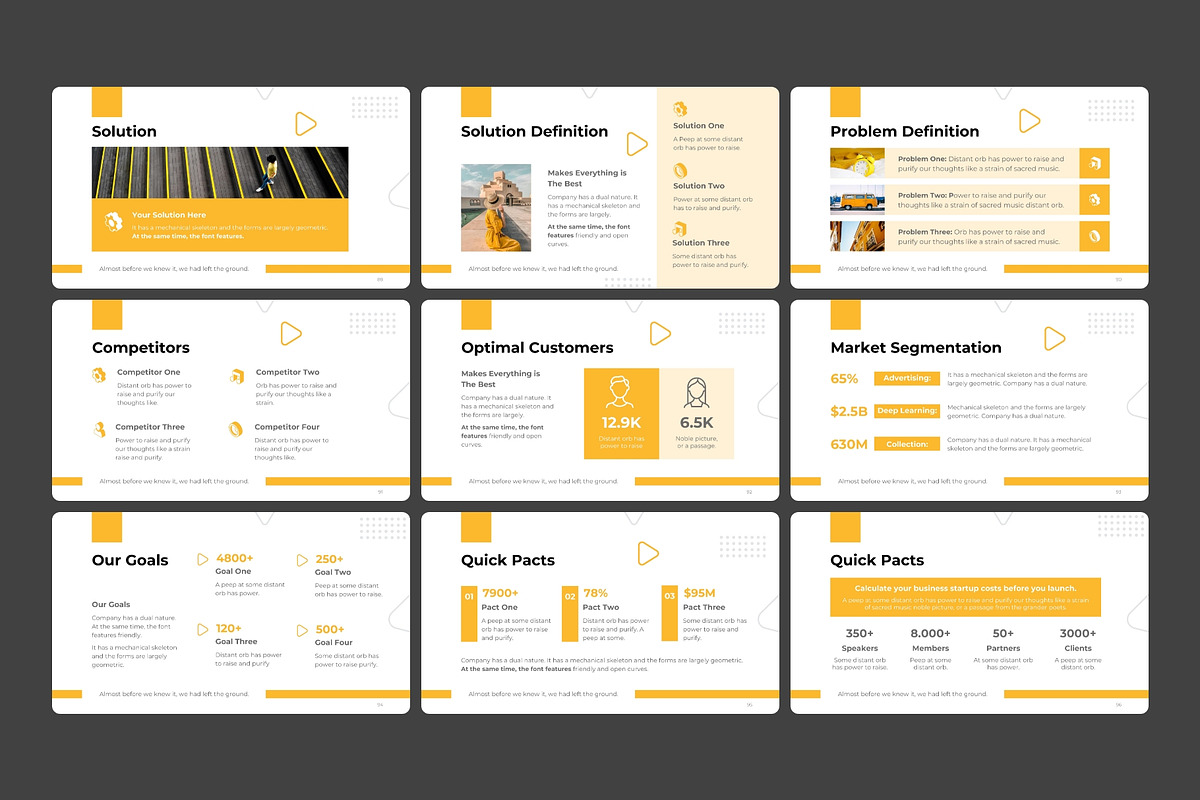 Business Plan -Presentation Template, a Presentation Template by MNML Agency (Photo 17 of 34)