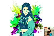 Vector Paint Effect Photoshop Action, a Brushes & More by Studio Retouch (Thumbnail 7 of 10)