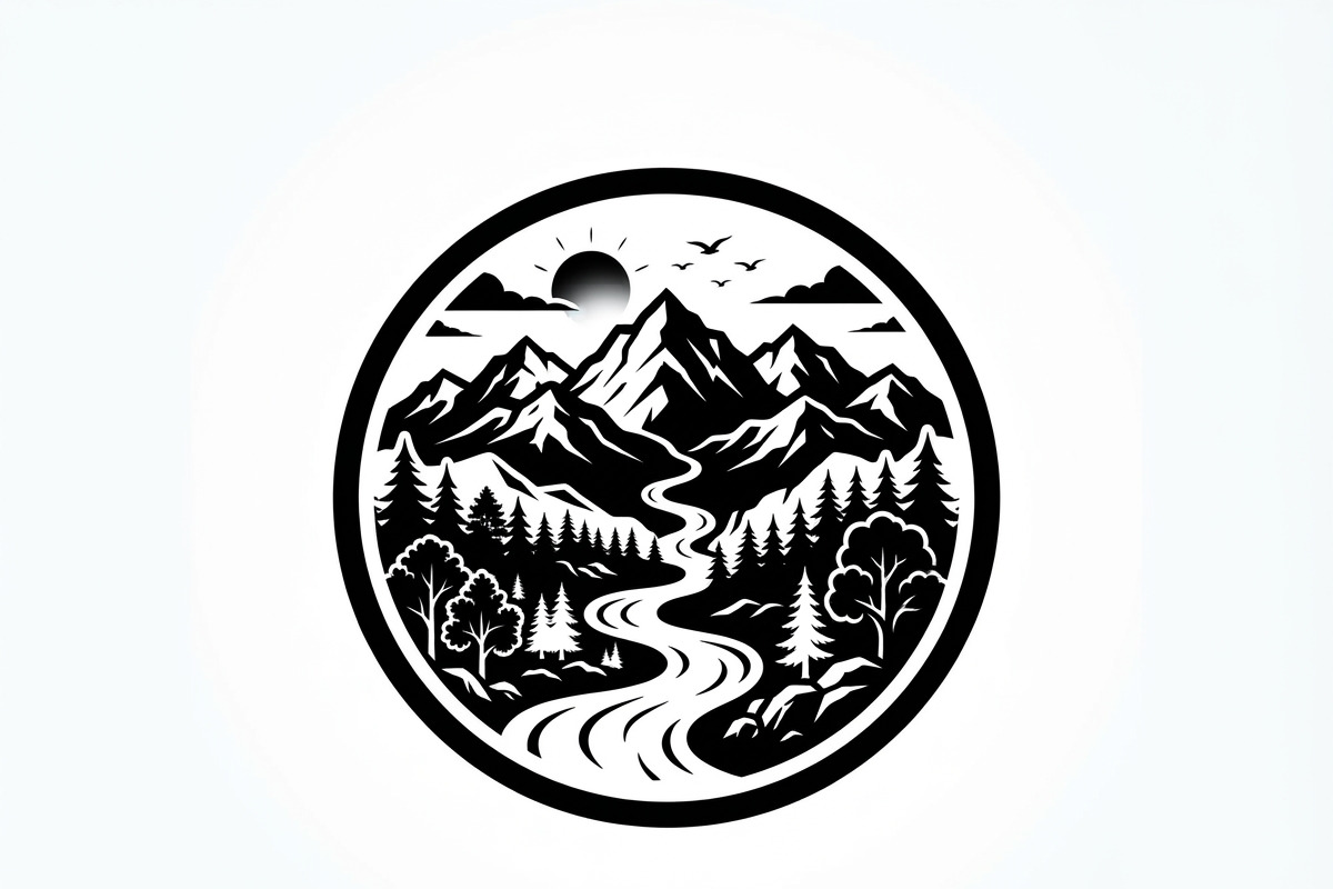 60 Eco Globe Landscape Silhouette, a Technology Illustration by Amazin_art (Photo 26 of 44)