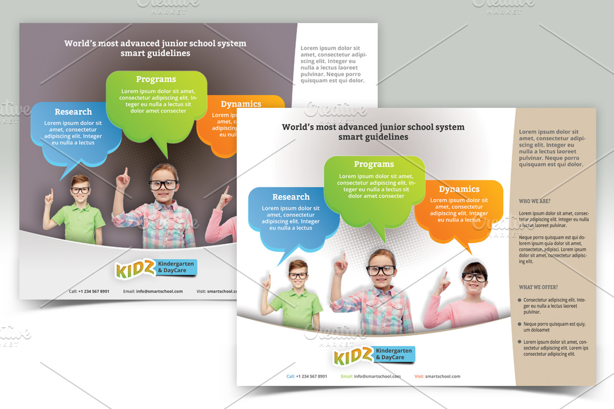 Multipurpose School Flyer Templates, a Flyer Template by Aabhaas (Photo 1 of 2)