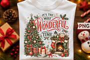 Most Wonderful Time Christmas PNG, a Seasonal Illustration by Creative Art (Thumbnail 1 of 3)