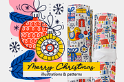 Christmas doodles, an Illustration by Nastya Tkachova (Thumbnail 1 of 8)