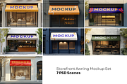 Storefront Awning Mockup Set, a Mockup by dpi (Thumbnail 2 of 9)