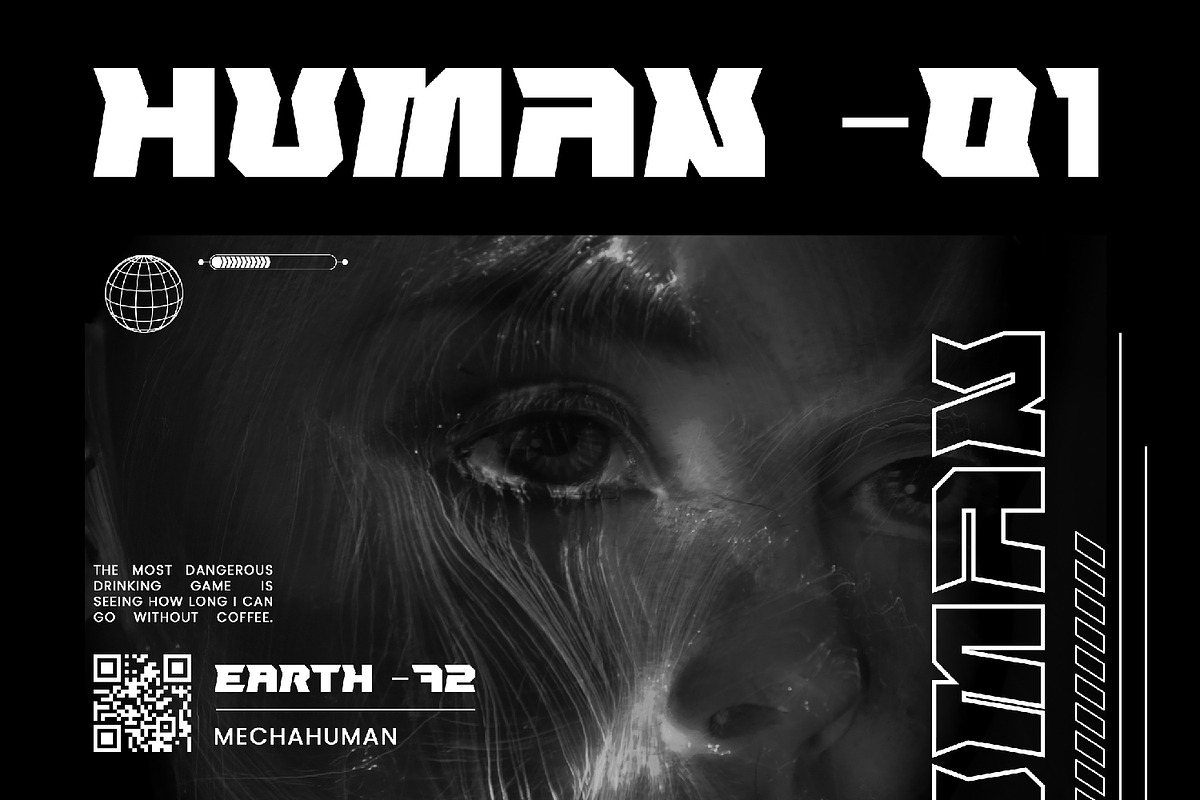 Queen Breaker - Futuristic Font, a Script Font by AQR Studio (Photo 7 of 8)