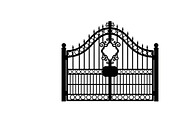 Ornate Iron Gate SVG Bundle, an Illustration by Designs_River (Thumbnail 16 of 31)