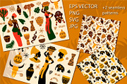 African woman and traditional ethnic, an Object Graphic by PatapovaVika (Thumbnail 1 of 7)
