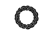 Leaf Laurel Wreath Frame Bundle, an Illustration by Gaye Art (Thumbnail 22 of 51)